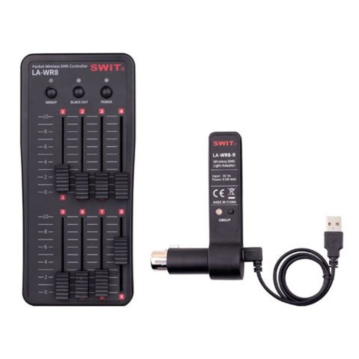 Swit SWIT - LA-WR8 Tx/Rx Pocket Wireless DMX controller