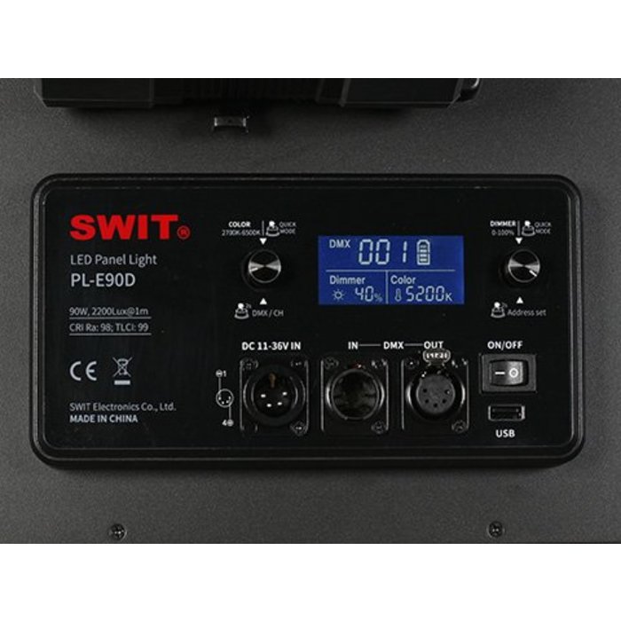 Swit SWIT - PL-E90D Portable Bi-color SMD Panel LED light - 3KIT