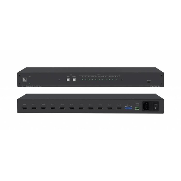 Kramer KRAMER - VM-10H2 1:10 4K HDR HDMI DA