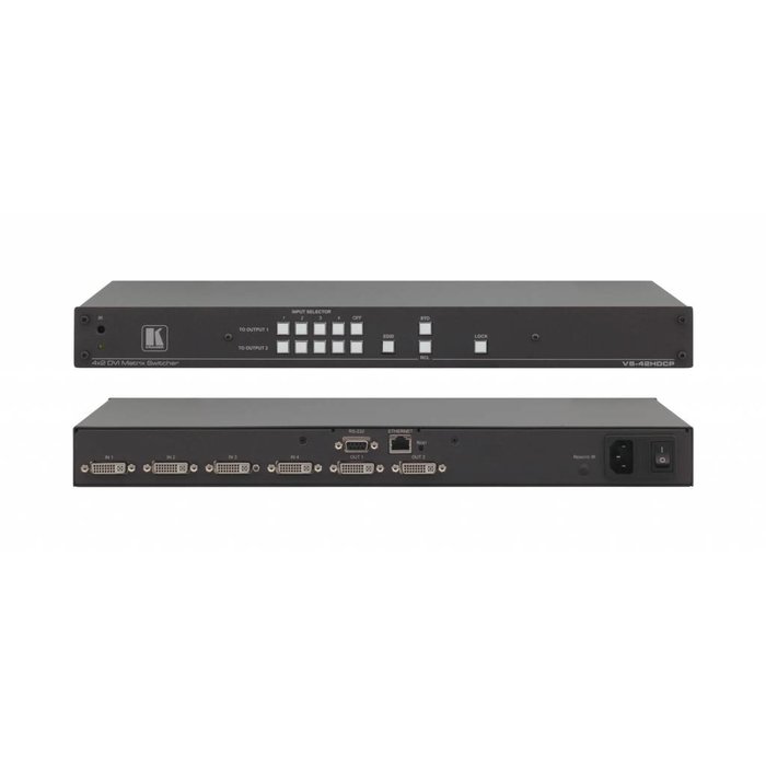 Kramer KRAMER - VS-42HDCP 4x2 HDCP Compliant DVI Matrix Switcher