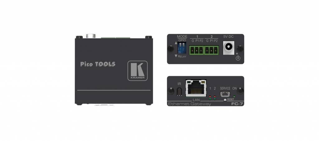 Kramer KRAMER - FC-7 2–Port Multi–Function GPIO/Relay Control Gateway