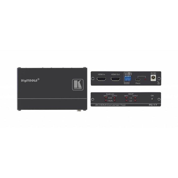 Kramer KRAMER - FC-17 HDMI 4K60 4:4:4 / 4:2:0 Converter with HDCP 1.4 & 2.2
