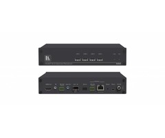 Kramer KRAMER - 692 4K60 4:2:0 HDMI MM/SM Fiber Optic Receiver with USB, Ethernet, RS–232, IR & Stereo Audio Extraction over Ultra–Reach HDBaseT 2.0