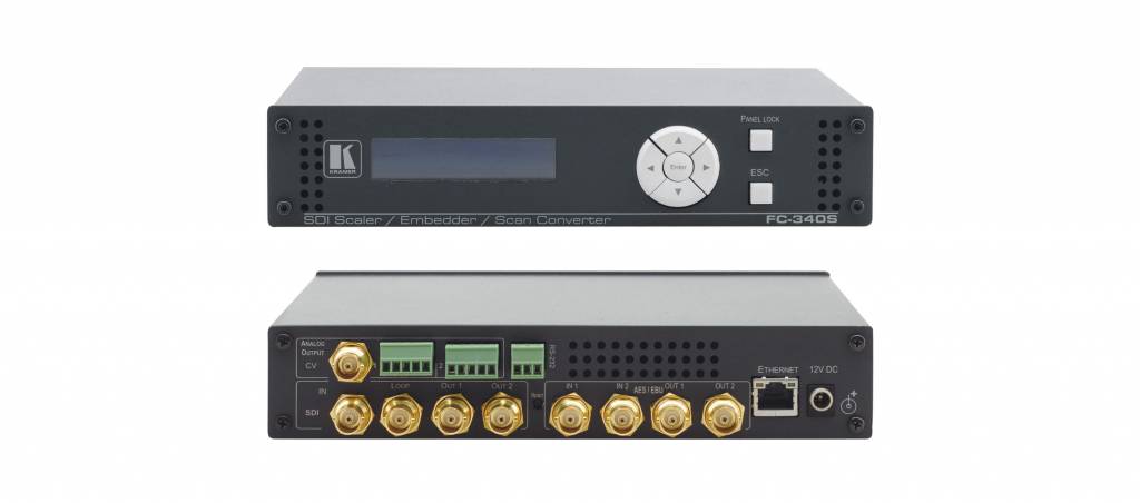 Kramer KRAMER - FC-340S 3G HD–SDI Scaler/Embedder/Scan Converter
