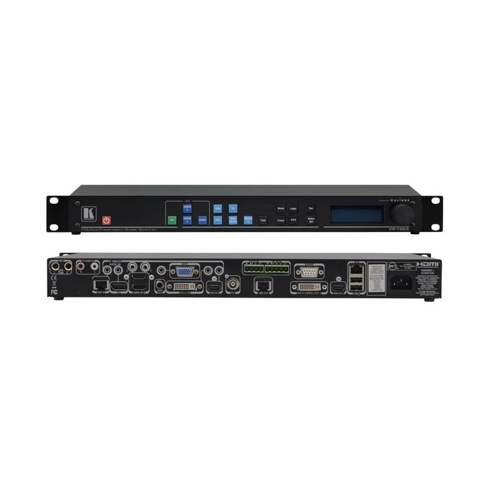 Kramer KRAMER - VP-796A HQUltra 4K60 4:2:0/HDBaseT & Legacy Presentation Switcher/Scaler with Ultra–Fast Input Switching & Analog Audio