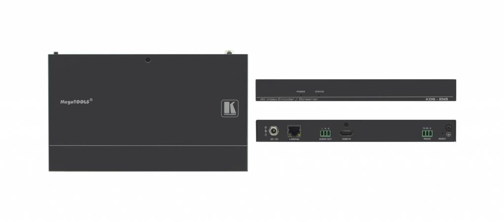 Kramer KRAMER - KDS-EN5 4K30 4:4:4, H.264 Video Encoder supporting PoE and Video Wall