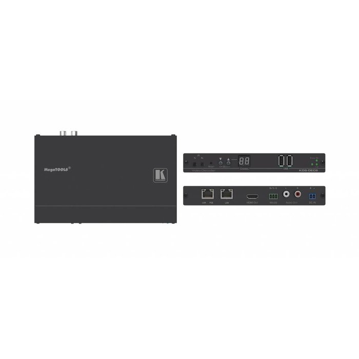 Kramer KRAMER - KDS-DEC6 4K60 4:2:0 HDCP 2.2 Video Decoder