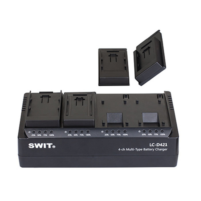Swit SWIT - LC-D421 set, 4-ch Simultaneous Multi-type DV charger