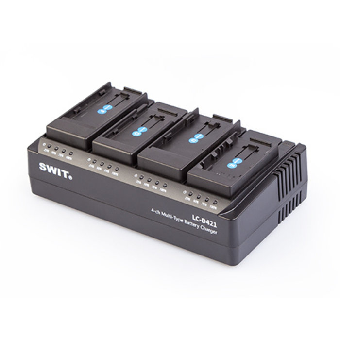 Swit SWIT - LC-D421 set, 4-ch Simultaneous Multi-type DV charger