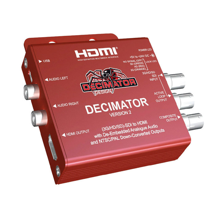 Decimator Design Decimator Design DECIMATOR 2 - SDI to HDMI Converter