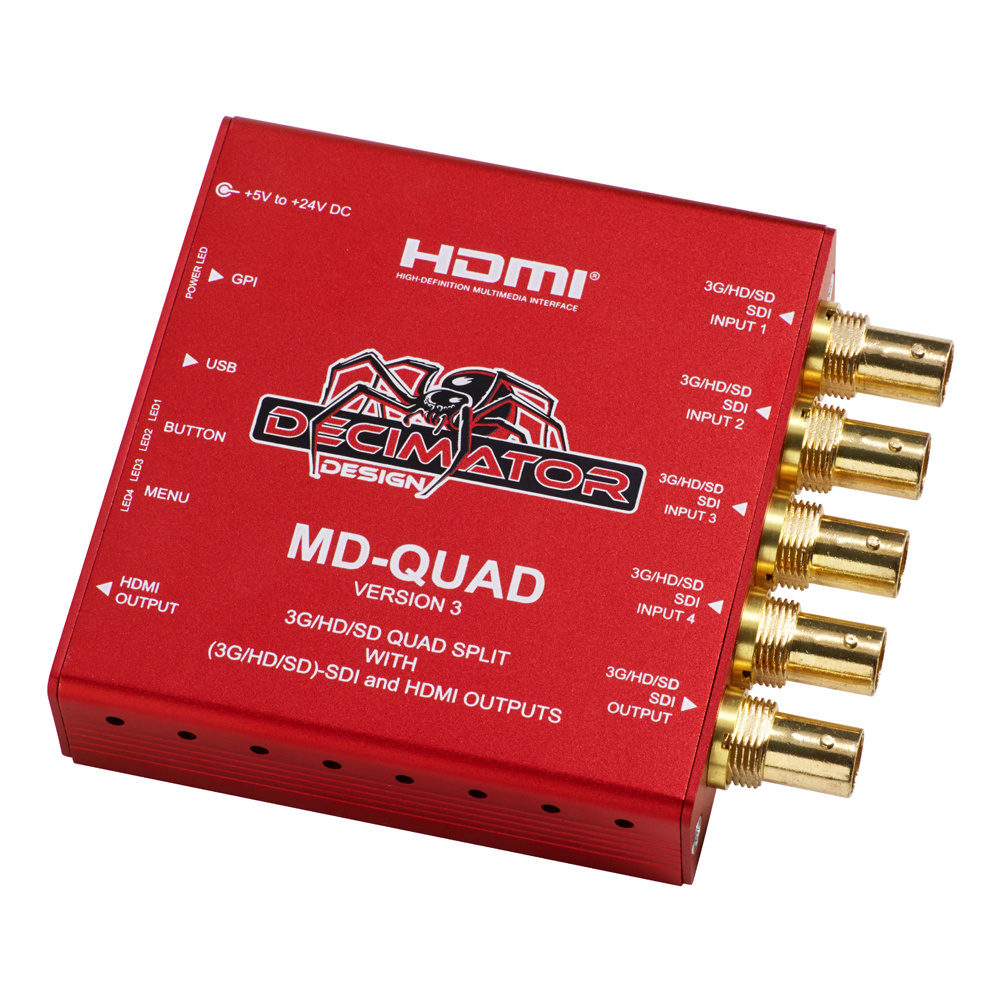 Decimator Design MDQUAD Videoholland