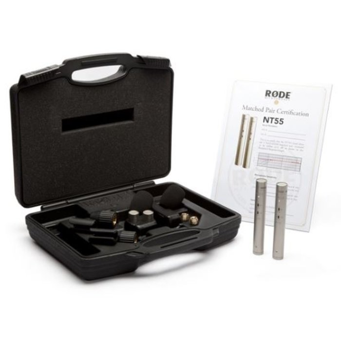 Rode RODE - RODE NT55-matched pair - Multi-Pattern 1/2" Condenser Microphones