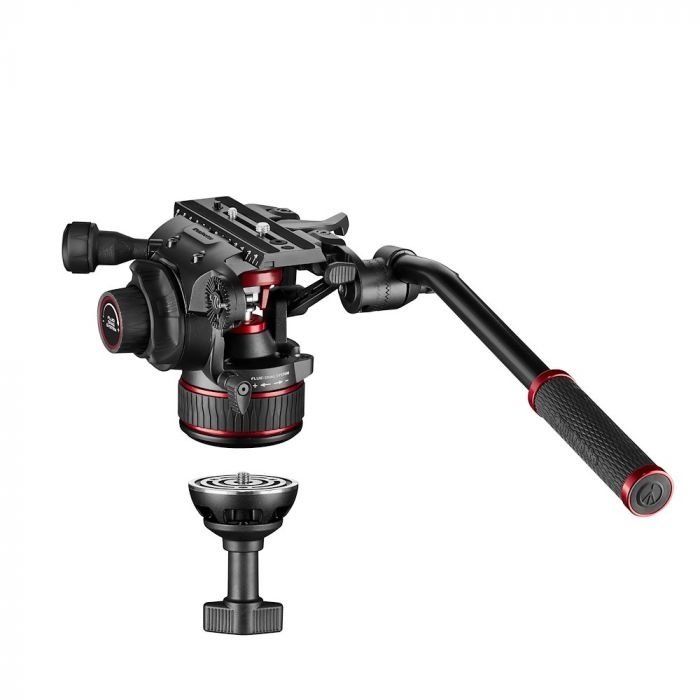 Manfrotto MANFROTTO - Nitrotech 608 video head, alu twin leg tripod ms
