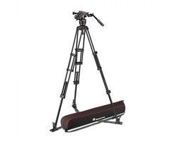 Manfrotto MANFROTTO - Nitrotech 608 video head, alu twin leg tripod gs