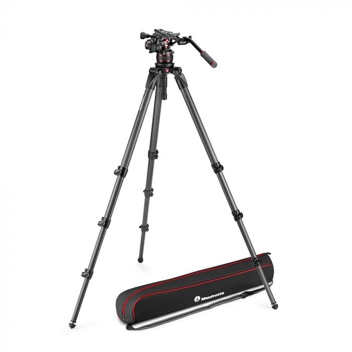 Manfrotto MANFROTTO - Nitrotech 612 video head, CF Tall Single Legs Tripod