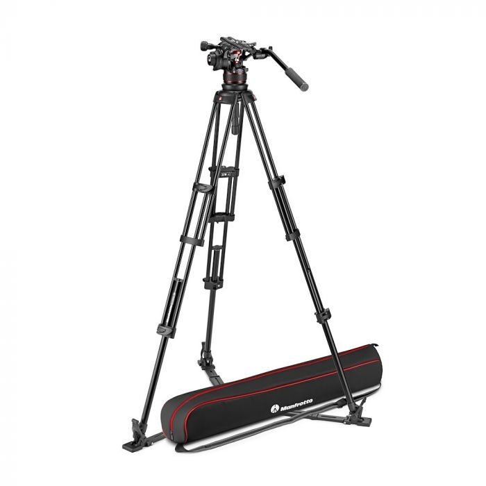 Manfrotto MANFROTTO - Nitrotech 612 video head, alu twin leg tripod gs