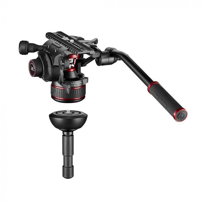 Manfrotto MANFROTTO - Nitrotech 612 video head, alu twin leg tripod gs