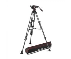 Manfrotto MANFROTTO - Nitrotech 612 video head, CF twin leg tripod ms