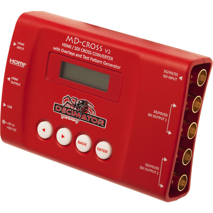 Decimator Design Decimator Design MD-CROSS V2 - HDMI / SDI Cross Converter