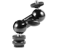 Smallrig SmallRig 1135 Double End Ballhead with Cold Shoe and 1/4" Screw