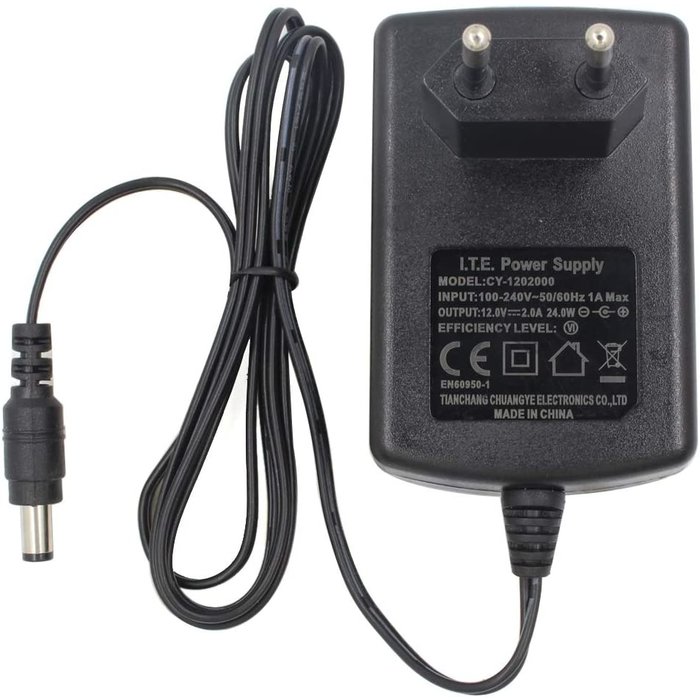 Voedingsadapter 12V, 2A