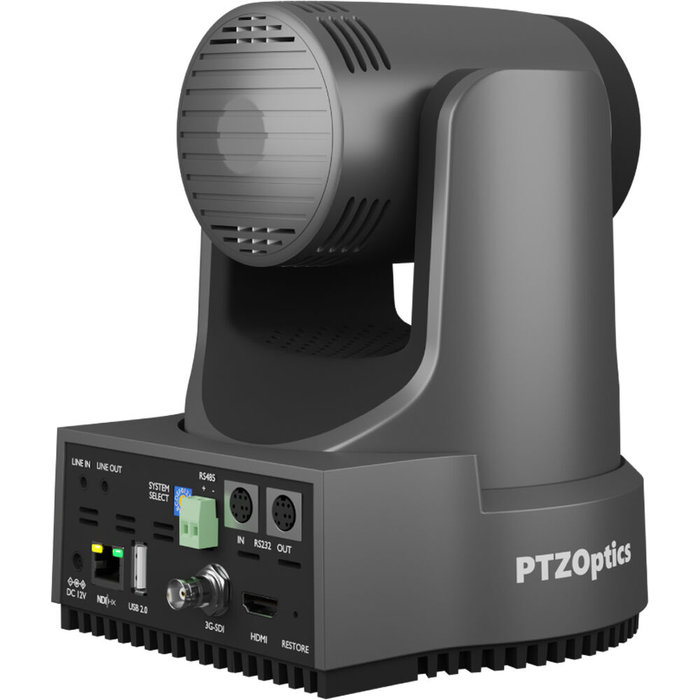PTZ Optics PTZ Optics Move 4K 12X Zoom NDI|HX Gray