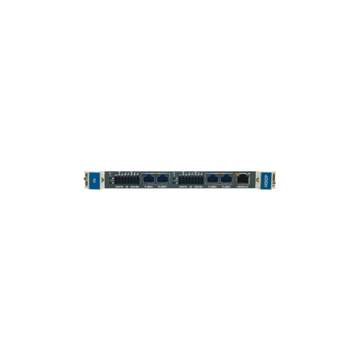 Kramer DTAxr-IN4-F32 - 4–Channel 4K60 4:2:0 HDMI over Extended Reach HDBaseT Input Card with Selectable Embedded or De–embedded Analog Audio