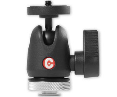 Caruba Centre Ball Head w/ Cold Shoe Mount
