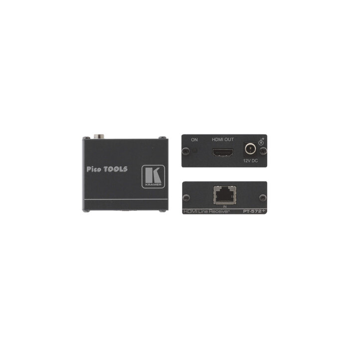 Kramer PT-572+ - HDMI HDCP 2.2 Compact Receiver over PoC Long–Reach DGKat