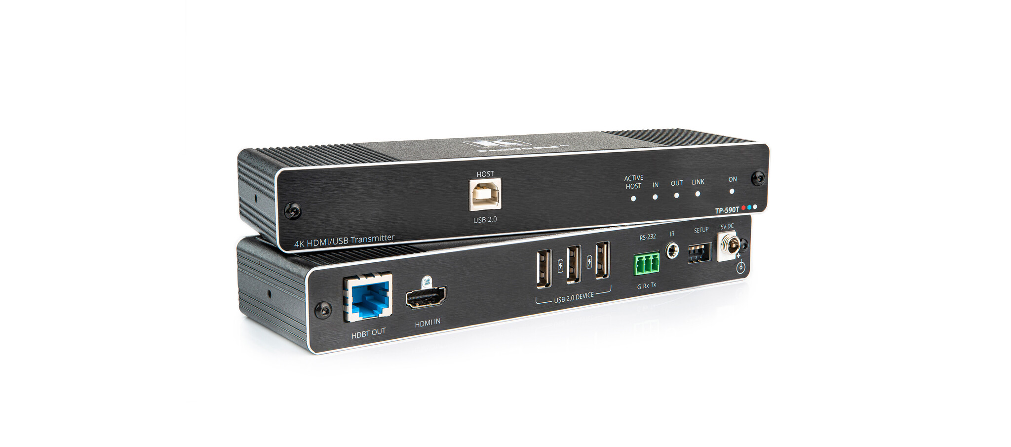 Kramer P-590T - 4K60 4:2:0 HDMI Transmitter with USB, RS–232, & IR over Long–Reach HDBaseT 2.0