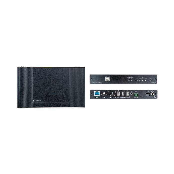 Kramer EXT3-TR - 4K60 4:4:4 HDMI Extender with USB, RS–232 & IR over Long–Reach HDBaseT 3.0