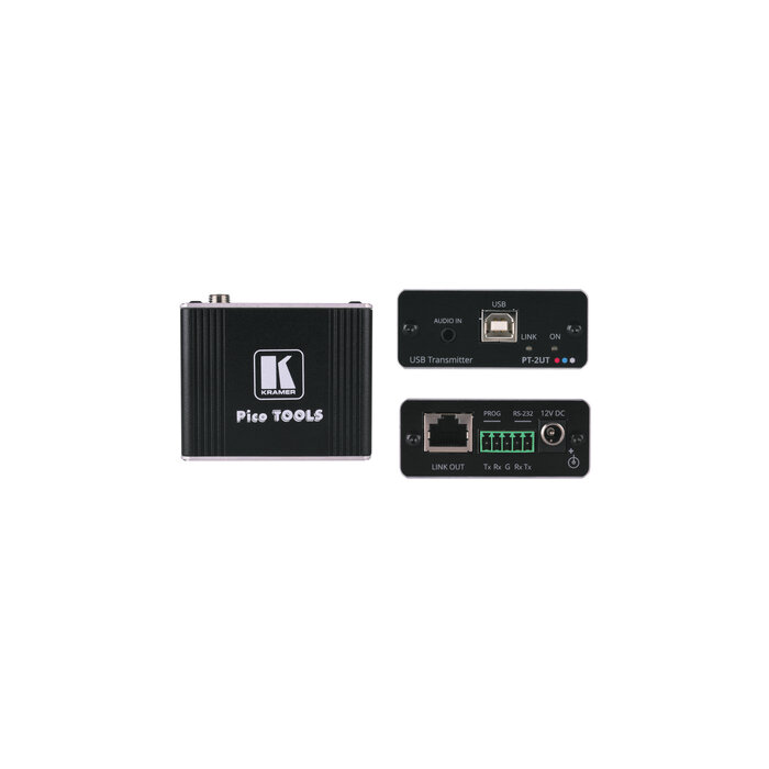 Kramer PT-2UT/R-KIT - USB 2.0 PoC Extender Kit over Extended–Reach CAT