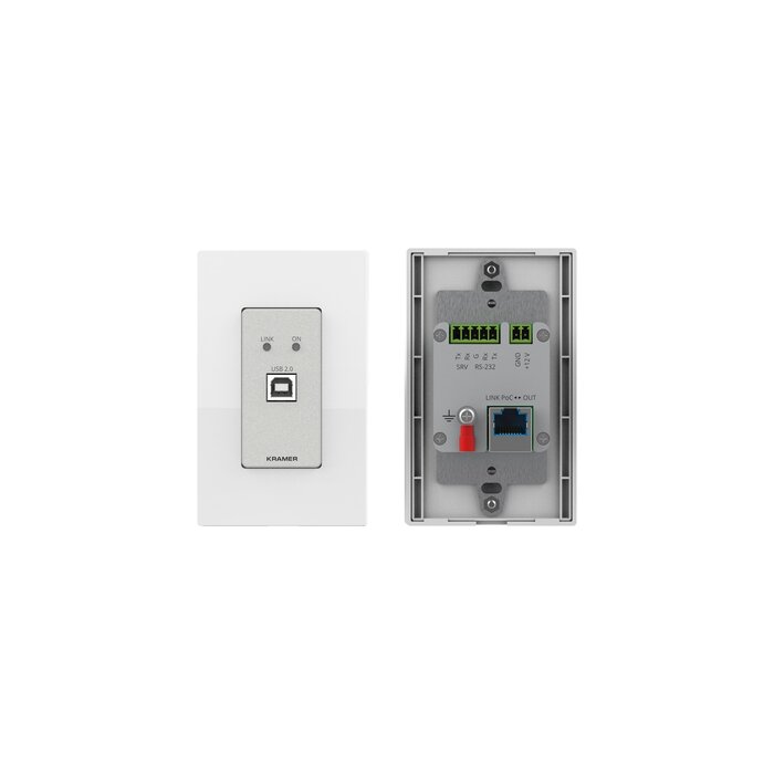 Kramer WP-2UT/R-KITUSB - 2.0 PoC Wall–Plate Extender Kit