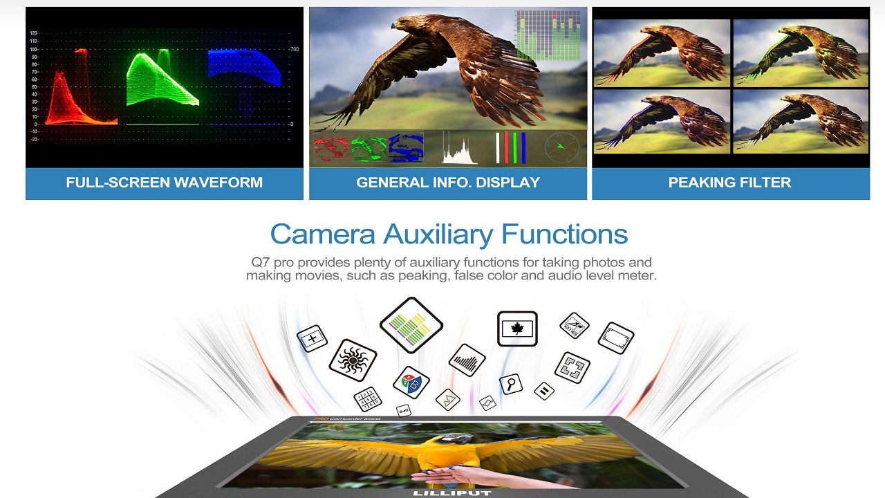 Lilliput Lilliput Q7 Pro Full HD Monitor with SDI & HDMI Cross Conversion