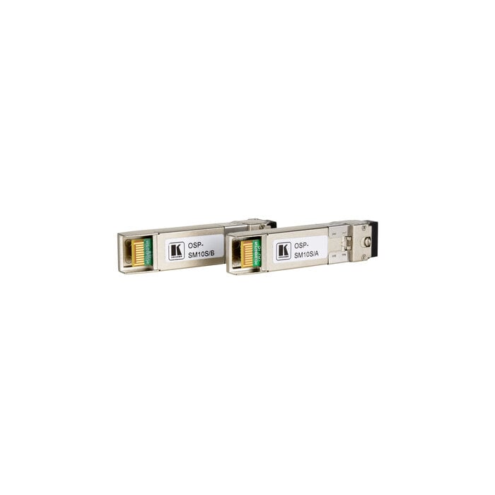 Kramer - OSP-SM10S - Optical SFP+ Transceiver Pair over 10G 1270/1330nm Simplex SM Fiber