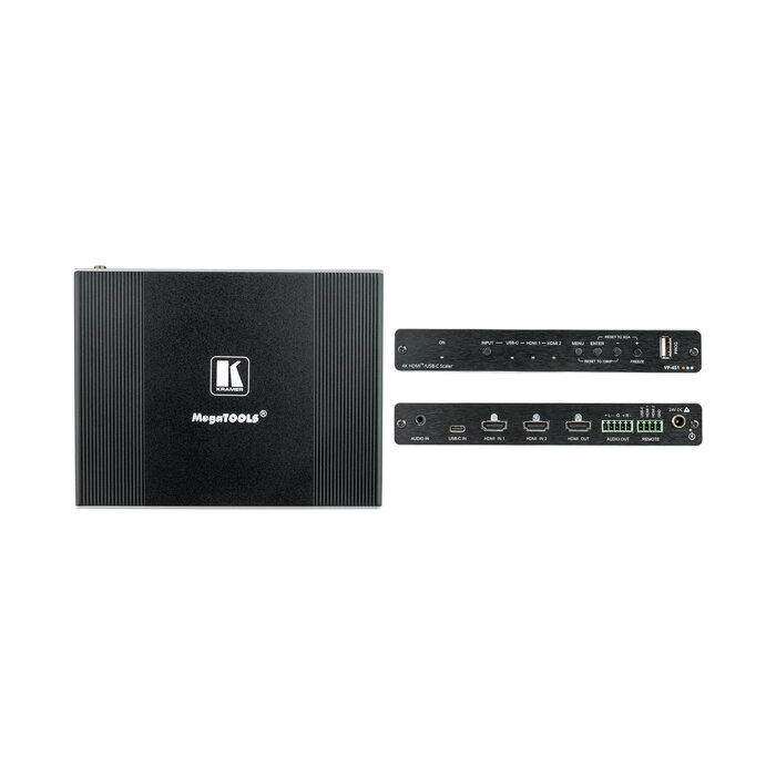 Kramer VP-451 - 18G 4K HDR HDMI ProScale™ Digital Scaler with HDMI and USB–C Inputs