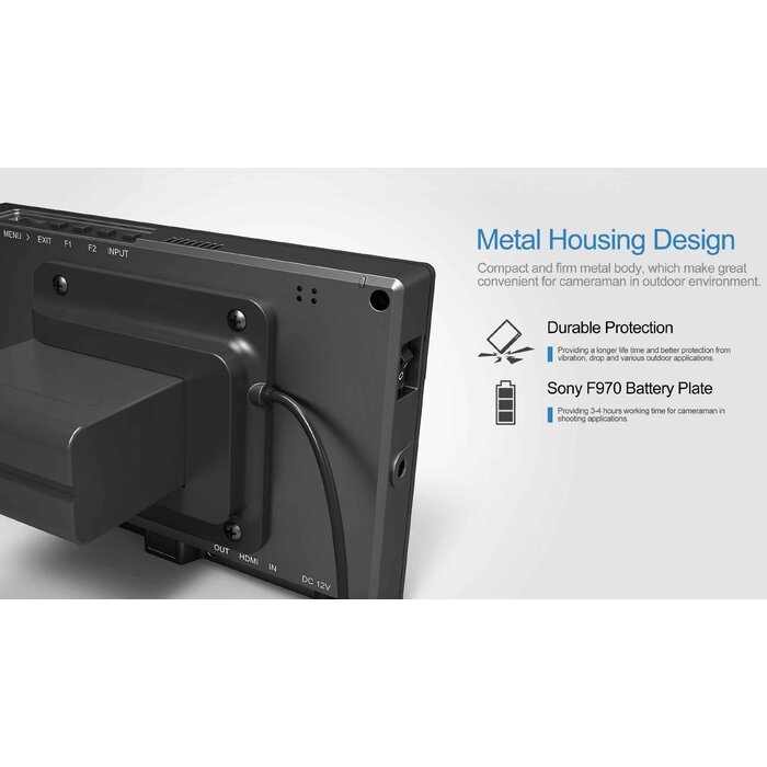 Lilliput Lilliput FS7- Full HD 7 Inch SDI Monitor With 4K HDMI Camera Assist