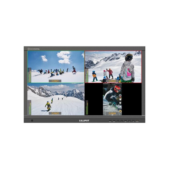 Lilliput Lilliput PVM220S 21.5" 3G-SDI/HDMI Quad-Split Broadcast Monitor with Case