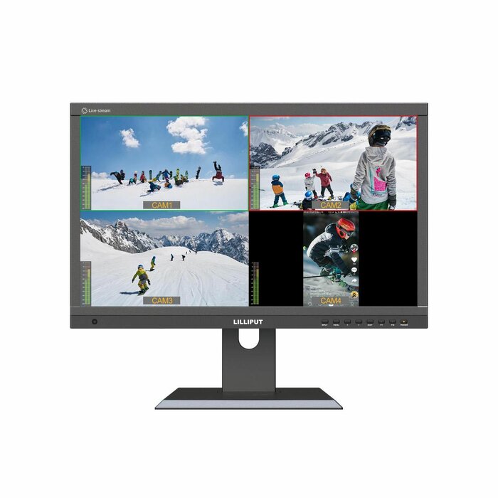 Lilliput Lilliput PVM220S 21.5" 3G-SDI/HDMI Quad-Split Broadcast Monitor with Case