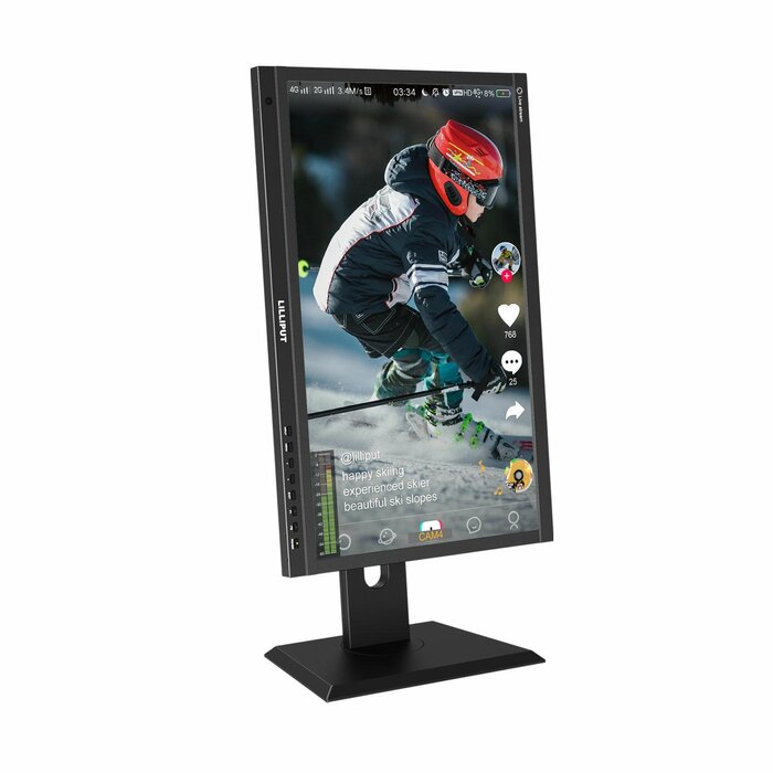 Lilliput Lilliput PVM220S 21.5" 3G-SDI/HDMI Quad-Split Broadcast Monitor with Case