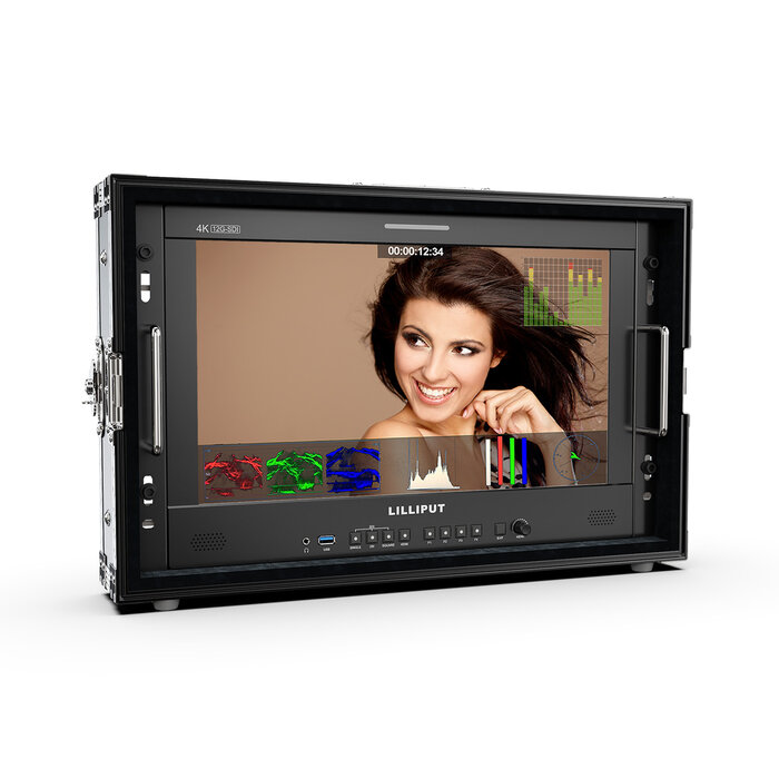 Lilliput Lilliput Q18FC 17.3 inch 12G-SDI 4K monitor with Flight case