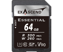 Exascend Exascend 64 GB Essential SDXC Card UHS-II, V90