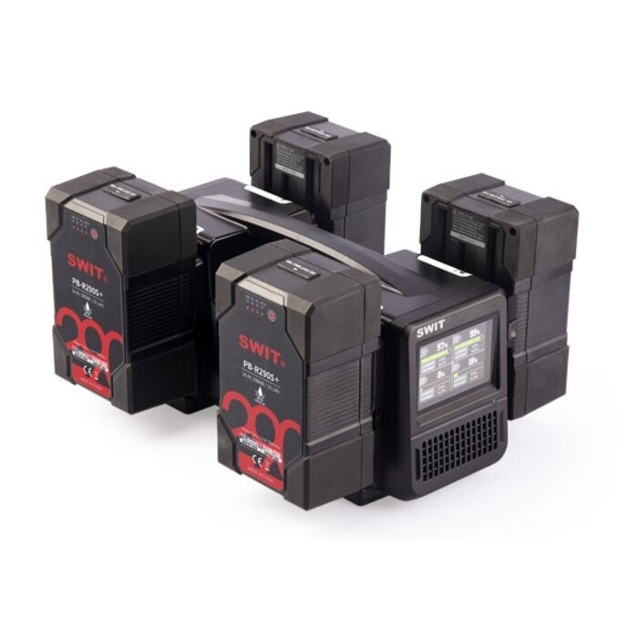 Swit SWIT - PC-P461S 4x100W Super Fast V-mount Charger