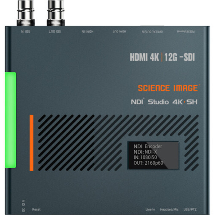 Science Image Science Image NDI Studio 4K SH NDI Bidirectional UHD 4K 12G-SDI/HDMI Encoder/Decoder