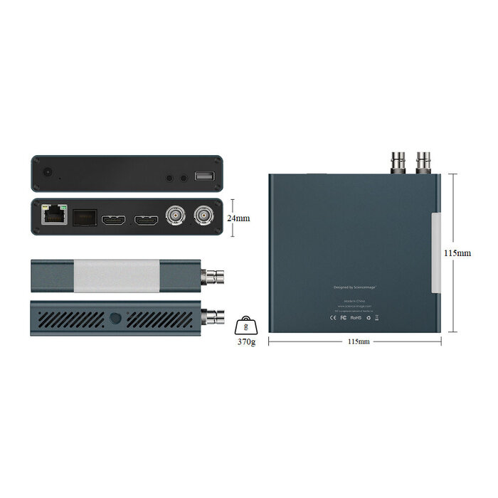 Science Image Science Image NDI Studio 4K SH NDI Bidirectional UHD 4K 12G-SDI/HDMI Encoder/Decoder