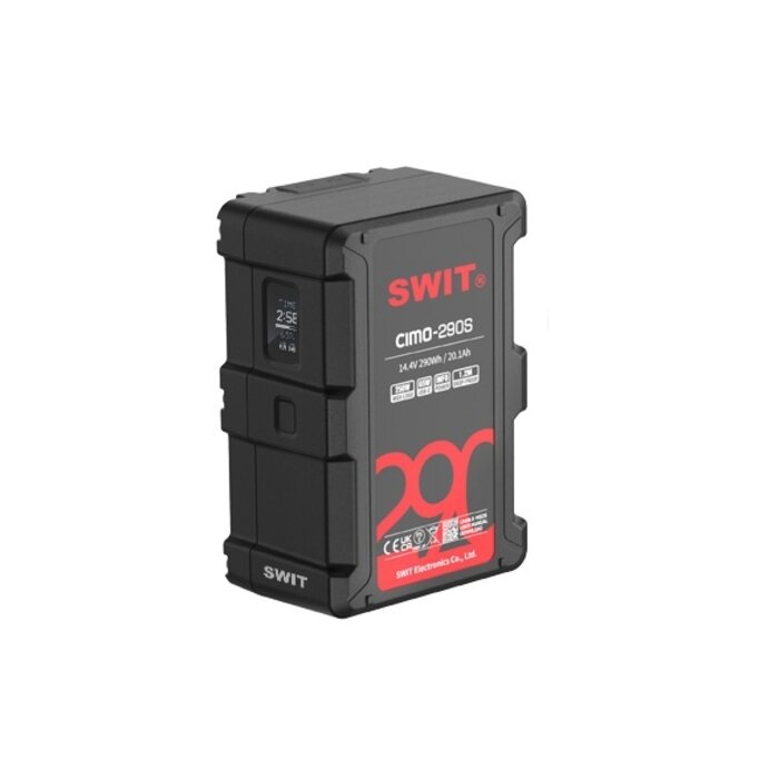 Swit SWIT CIMO-290S - 290Wh USB-C OLED info Cine V-mount Battery
