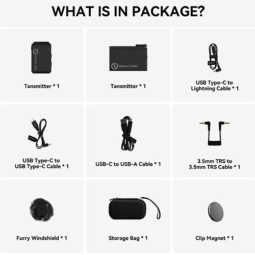 Hollyland Hollyland LARK MAX Solo Wireless Microphone System