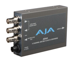 Aja AJA ADA4 - 4-Channel Bidirectional Audio A/D & D/A Converter