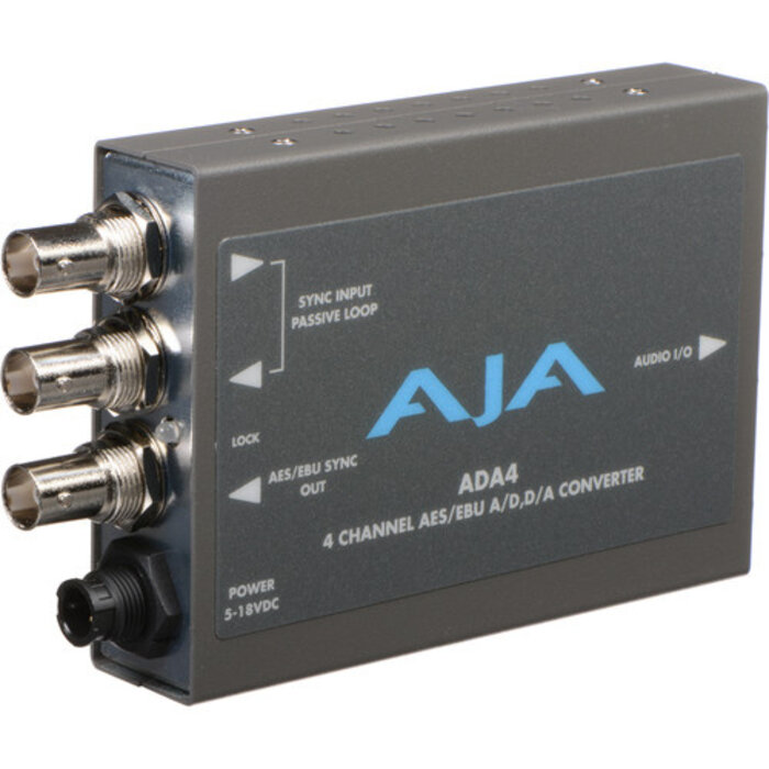 Aja AJA ADA4 - 4-Channel Bidirectional Audio A/D & D/A Converter