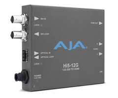 Aja AJA Hi5-12G 4K/UltraHD (12G-SDI) to HDMI 2.0 Converter